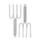 HIC 4-Prong Stainless Steel Turkey Lifters Set - Easily Move Meats from Pan to Cutting Board